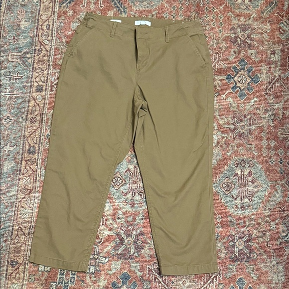 Loft ladies Monroe slim chinos Tan Pants (curvy fit) - Picture 3 of 8